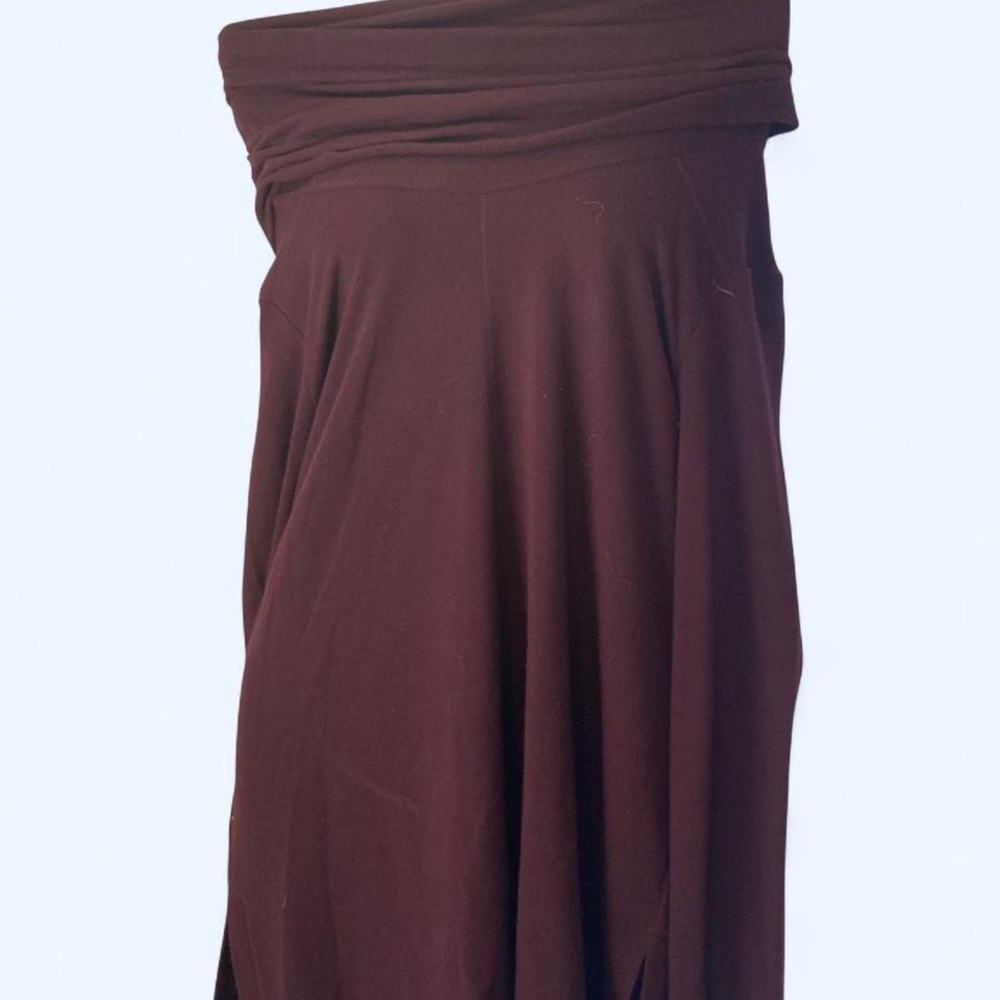 Burgundy and long sleeve cowl neck thin sweater Cupio S